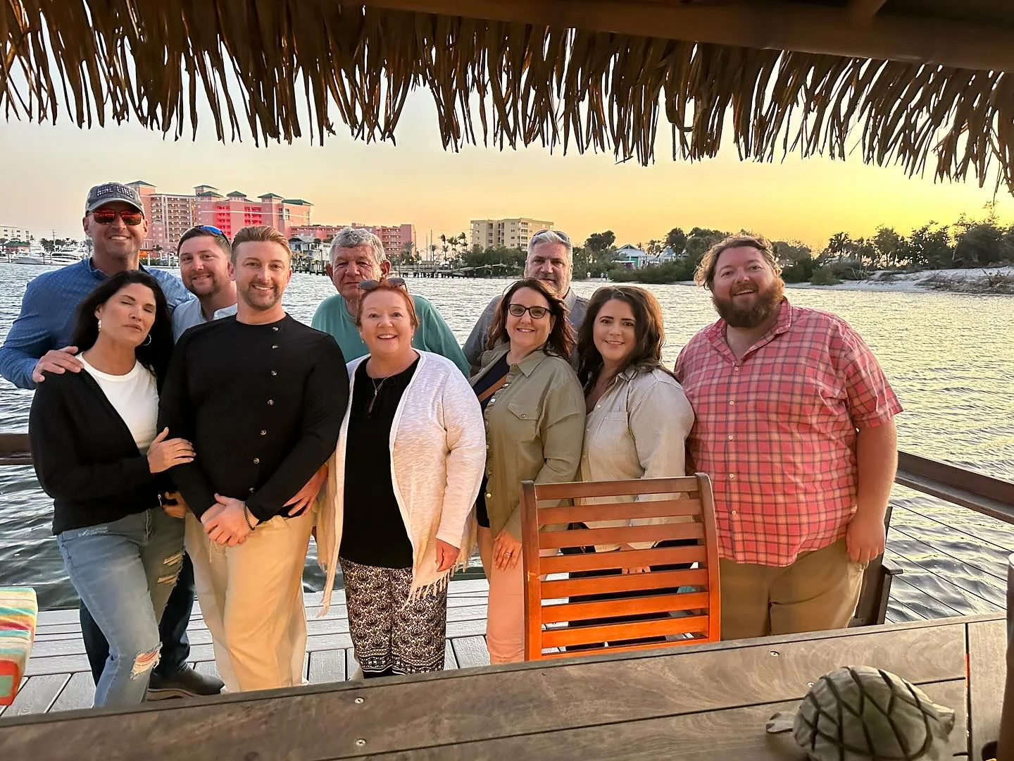 Friends enjoying a private Big Tiki Tours boat outing in Southwest Florida