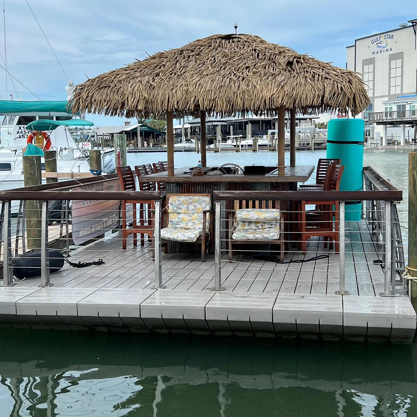 Big Tiki Tours boat ready for a private local cruise in Southwest Florida